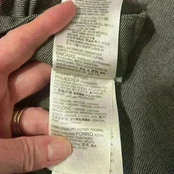 Quiksilver gray flat front men’s shorts. Size 30 - Picture 6 of 11